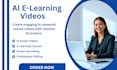 create ai training and educational videos
