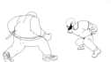 make 2d frame by frame handdrawn animation traditional 2d line art pencil sketch
