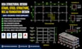 do USA structural design, etabs, steel structure, rcc and foundation design