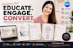 design or redesign canva workbook templates as a canva book designer with canva