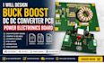 design buck boost dc dc converter pcb power electronics board