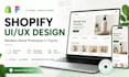 design shopify store prototype, UI UX, shopify design, ui design, figma design