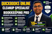 quickbooks online bookkeeping, cleanup, catch up, and setup include tax ready