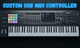 design custom usb midi controller, pcb and firmware with arduino esp32