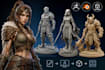 create 3d printable character models for resin, chibi, mascot and fdm printing