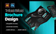 design bifold trifold brochure, flyer, booklet and catalog