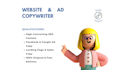 website content writing and sales copywriting