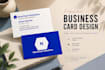 design professional business cards in canva