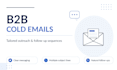 write tailored b2b cold emails and follow up sequences