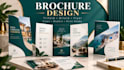 design trifold brochure real estate tourism event medical education