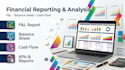 prepare financial reporting and analysis in excel