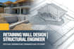 do retaining wall design structural engineer beam design slab deck drainage plan