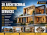 render 3d commercial exterior and interior in sketchup