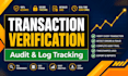 build transaction verification and audit tracking logs