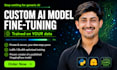 fine tune a custom ai language model on your data