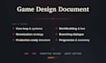 write your game design document gdd and branching narrative