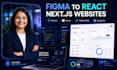 convert figma to react next js responsive website