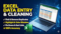 do data entry, data cleaning, and remove duplicates