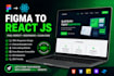 convert figma, PSD, xd to react js responsive website