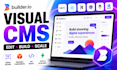 do builder io cms, visual cms, remix, gatsby, astro, qwik builder io API
