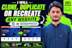 clone, duplicate or recreate any website in wordpress