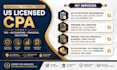 prepare CPA certified financial statement, sign US CPA letter, audit