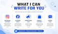 write social media captions