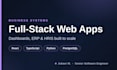 build full stack web apps, dashboards, erp and hris systems