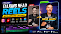 edit talking head reels with animated captions