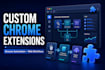 build custom chrome extensions and web automation tools