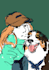 draw a funny ugly portrait gag gift