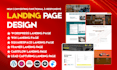 revamp wordpress, wix, and squarespace sales business landing page funnel