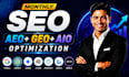 do monthly seo, ai, aeo, geo, llm and high authority backlinks