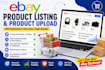 do professional ebay product listing with SEO optimization