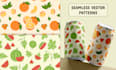 design seamless cartoon vector patterns for your brand
