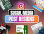 design creative social media posts design