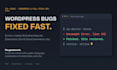 fix wordpress errors, bugs, and site issues