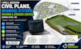 design civil plans, drainage systems, grading and erosion control using civil 3d