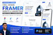 do framer website framer landing page, fix framer website  to figma as frame dev