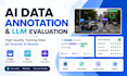 do ai training data annotation and llm evaluation