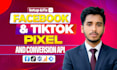 setup and fix meta pixel, tiktok pixel, fb capi, ga4 and GTM tracking