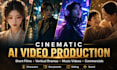 create a cinematic ai short film or vertical drama