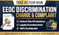 write an eeoc employment discrimination complaint and charge