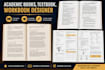 design textbook and workbook in indesign