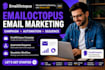 setup emailoctopus email marketing automation custom domain and workflows