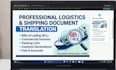 translate shipping and logistics documents to english