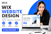 build wix website design, redesign wix website
