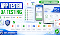android app und website manuell testen mit detaillierten QA tests