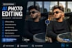 create cinematic ai photo editing and portrait retouch
