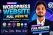 design wordpress website and web apps with divi elementor and bricks